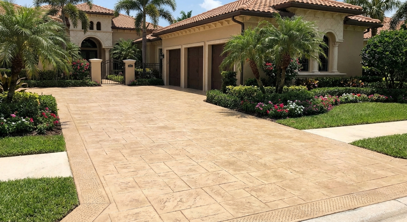 Driveway Resurfacing in Palm Beach
