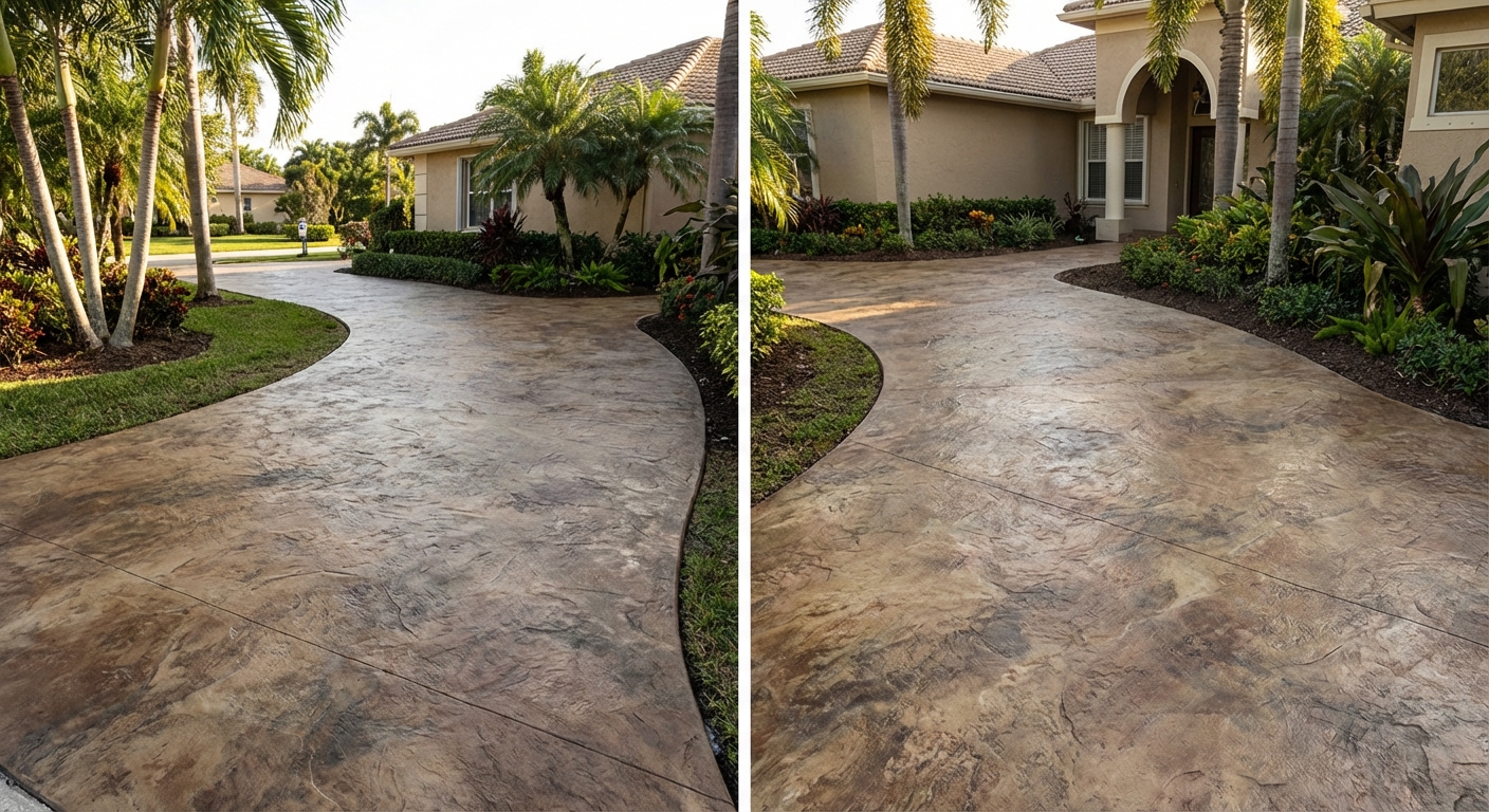 Brown Stone Resurfacing in Palm Beach