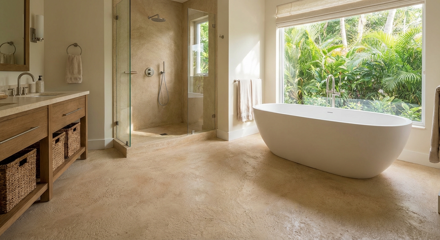 Bathroom Floors in Palm Beach