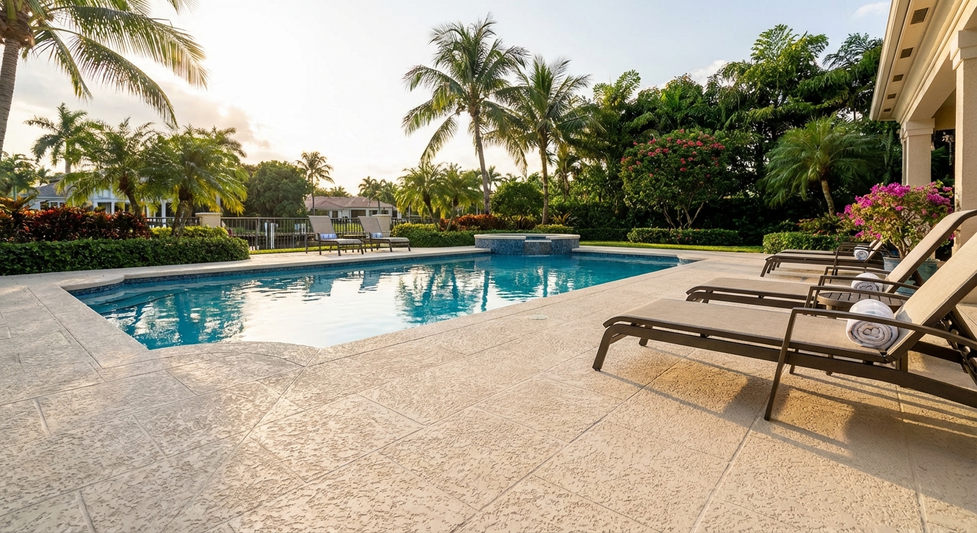 Pool Deck Resurfacing in Palm Beach
