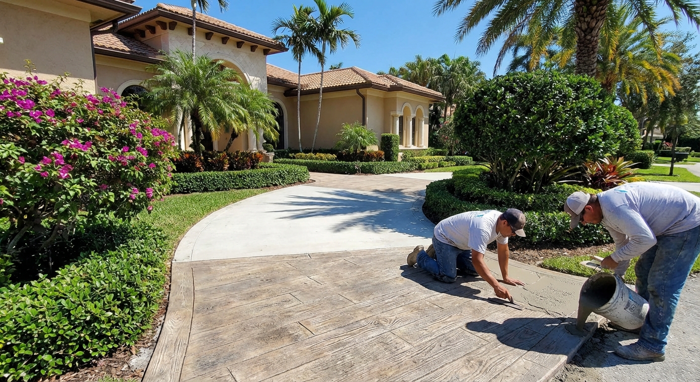 Walkway Resurfacing in Palm Beach