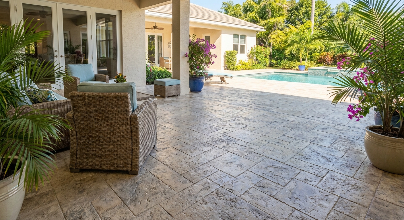 Patio Resurfacing in Palm Beach