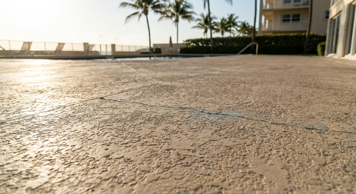 Palm Beach concrete resurfacing longevity and maintenance